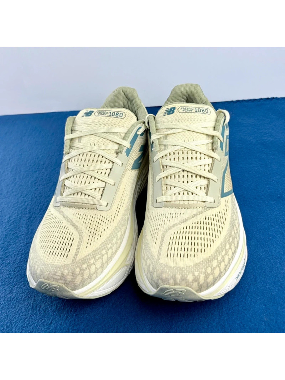 New Balance Fresh Foam X Pale Mint Green Men’s 12 Running Shoes Dad Shoe